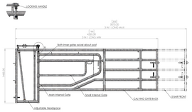 Standard Calving Gate 3 in 1 LONG
