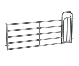 5 Bar Worker Access Gate