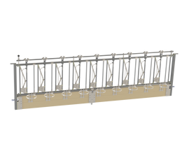 Calf Self Lock Gate (With Timber)